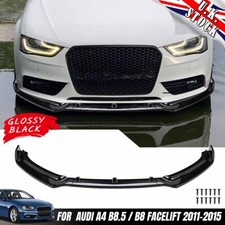 3pcs Gloss Black Front Bumper